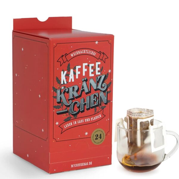 MY coffee BAG Adventskalender 2026 – 24 Coffeebags in 12 Sorten – Kaffee direkt in der Tasse