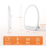 Comfytemp Tageslichtlampe 16.000 Lux – UV-freie Lichttherapie für Schreibtisch & Schlaf – Bild 5