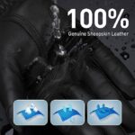 BISON DENIM Lederhandschuhe Herren mit Kaschmir – Touchscreen Winterhandschuhe – Bild 3
