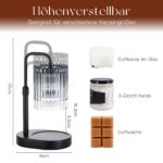 Staymoment Kerzenwärmer mit Timer & Dimmer – Elektrische Duftlampe für sicheren Kerzengenuss – Bild 3