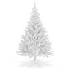 Künstlicher Weihnachtsbaum 180 cm weiss mit Metallständer – Klappbar & Schneetanne
