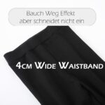 ACHTELEPHS Baumwoll Thermo Leggings mit Innenfleece – High Waist Winterleggings für Damen – Bild 5