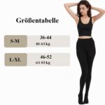 Hiltzo Thermostrumpfhosen für Damen – Gefütterte Winterstrumpfhose mit Wärmefleece – Bild 6