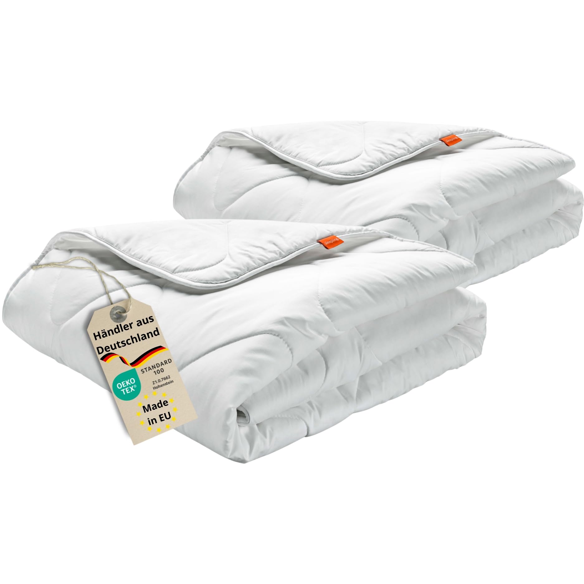 61dhjOO3lwL._SY1875_.jpg sleepling Winter Bettdecke 135x200 cm 2er Set – Wärmebettdecke Made in EU, OEKO-Tex 100 – Bild 1