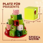 Spielwerk Adventskalender zum Selberbefüllen – Wiederverwendbarer Holz-Geschenkeberg – Bild 2
