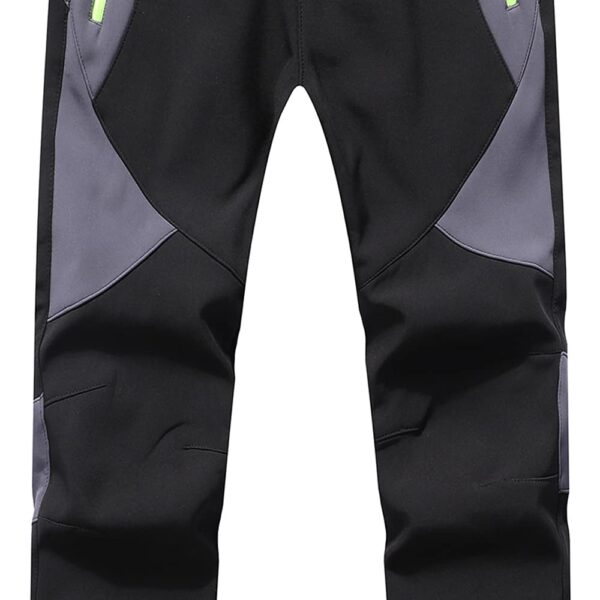 DAFENP Kinder Softshellhose wasserdicht & gefüttert – Skihose für Winter & Outdoor