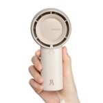 JISULIFE Turbo Handventilator 4000mAh USB – 16h Akkulaufzeit mit 5 Geschwindigkeiten