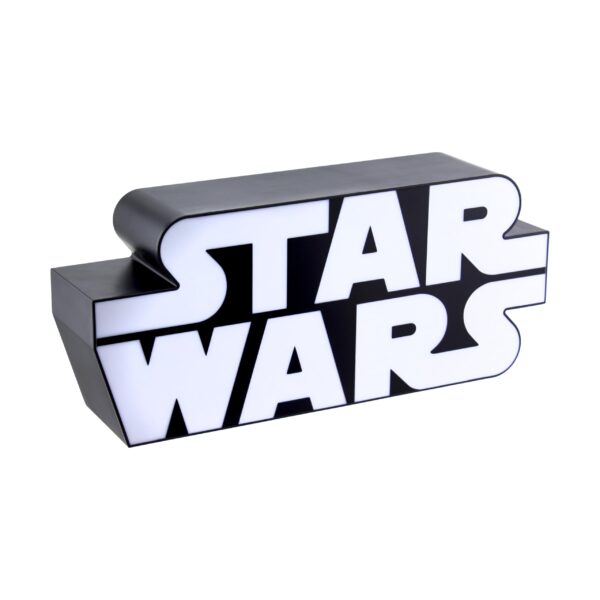 Paladone Star Wars Logo-Leuchte – Offizielle LED-Dekoleuchte mit 2 Lichtmodi
