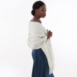 PIOYMEYA Pashmina Schal 200x70cm – Edle Stola für Damen Winter & Festliche Anlässe – Bild 5