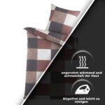 DreamHome Mikrofaser Fleece Bettwäsche 135x200 cm – Wärmend & Weich für Winter – Bild 3
