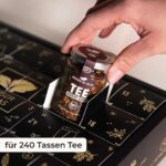Besser im Glas Bio Tee Adventskalender 2026 – 24 Gourmet Teesorten, nachhaltig verpackt – Bild 2