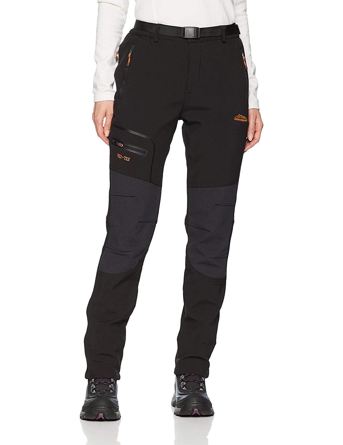 61mQZE0H5wL._SY1500_-1.jpg BenBoy Damen Softshellhose Wasserdicht – Winddichte Winterhose für Outdoor & Wintersport – Bild 1