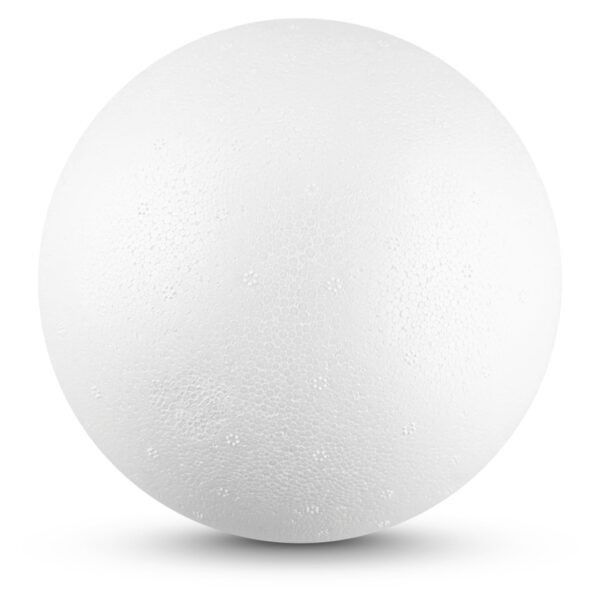 Netuno 5 Styroporkugeln 15 cm weiß – Bastelrohlinge aus Polystyrol für kreative Dekoration