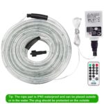 15m LED Lichterschlauch mit 240 LEDs Warmweiss – Wetterfeste Lichterkette mit Timer für Garten & Party – Bild 7