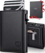 TENBST Smart Wallet 3.0 – Ultradünne Herren-Geldbörse aus Leder mit RFID-Schutz