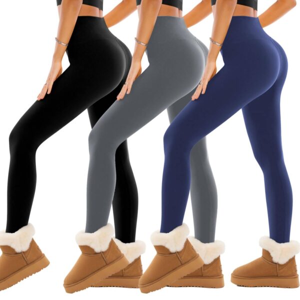 SINOPHANT Thermo-Leggings Damen mit Fleece-Futter – Warme Winter-Leggings High Waist