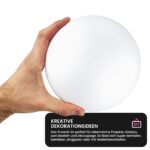 Netuno 5 Styroporkugeln 15 cm weiß – Bastelrohlinge aus Polystyrol für kreative Dekoration – Bild 3