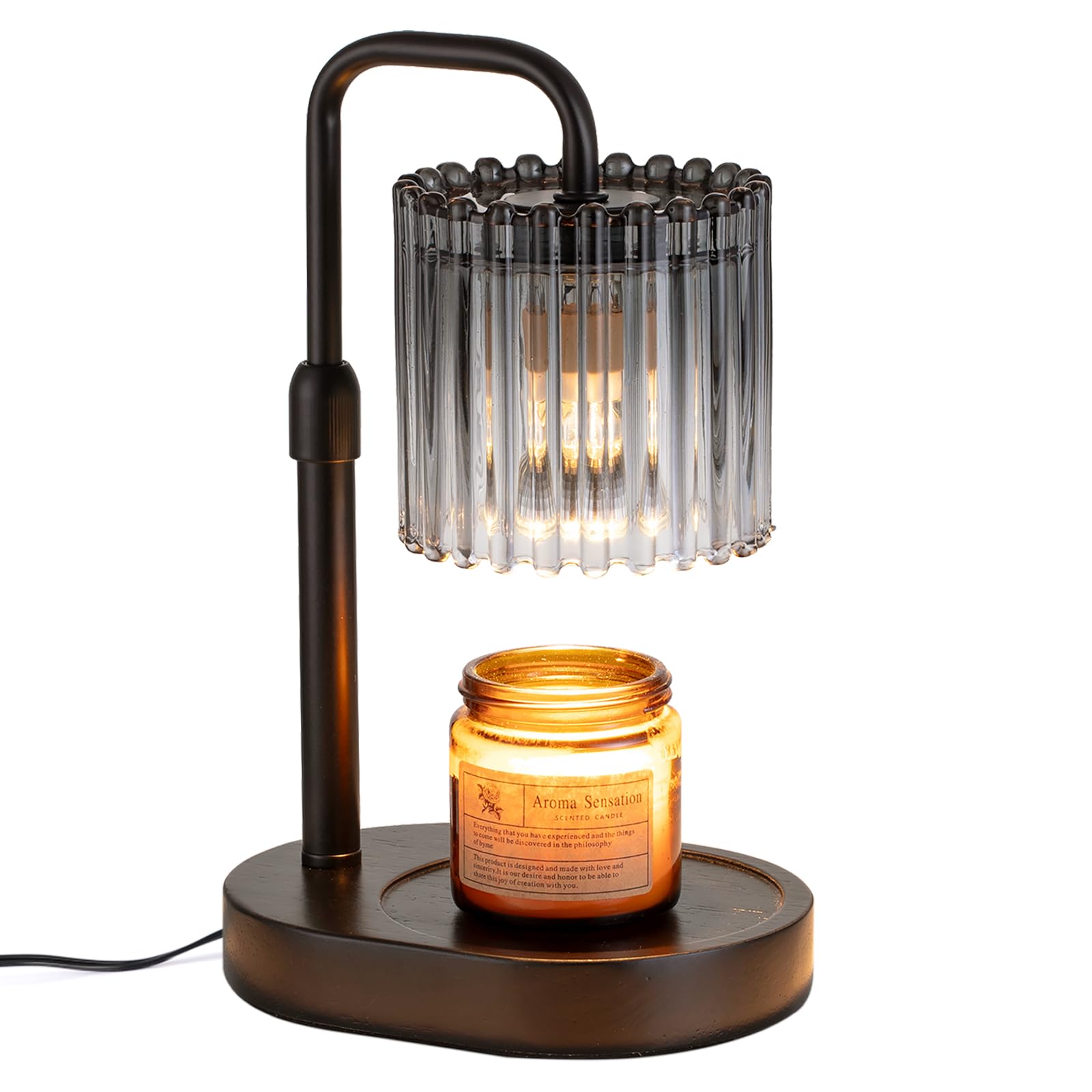 61zou4pLWjL._SY1600_.jpg Staymoment Kerzenwärmer mit Timer & Dimmer – Elektrische Duftlampe für sicheren Kerzengenuss – Bild 1