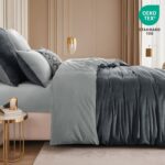 RUIKASI Flanell Bettwäsche 135x200 4teilig – Wärmende Fleece Bettwaren für Winter – Bild 4