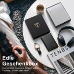 TENBST Slim Wallet Herren mit RFID-Schutz – Kompaktes Kartenetui aus Kunstleder – Bild 8
