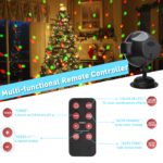 Eambrite LED Projektionslampe mit Fernbedienung – Schneeflocken-Lichteffekt für Aussen – Bild 7