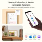Frameo Digitaler Bilderrahmen 10.1 Zoll Eichenholz WLAN mit 32GB – Fotos teilen per App – Bild 8