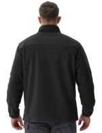 TACVASEN Herren Militär Fleecejacke – Wärmende Taktische Outdoor-Jacke mit Windschutz – Bild 2