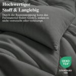WAVVE Winterdecke 200x200 cm – Wärmende Steppdecke mit Mikrofaser-Füllung für erholsamen Schlaf – Bild 3