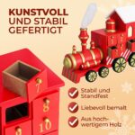 SPIELWERK® Adventskalender Lokomotive zum Befüllen – Wiederverwendbar aus Holz für Kinder – Bild 6