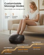 RENPHO Fussmasagegerät mit Wärme – Shiatsu Massage für Füsse mit Fernbedienung – Bild 4