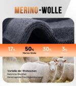 Ruixue Merino Wandersocken 3er-Pack – Thermosocken für Herren, Damen & Kinder – Bild 4