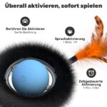 Zeepet interaktiver Katzenball mit Labyrinthmatte – intelligentes Spielzeug für Hauskatzen – Bild 4