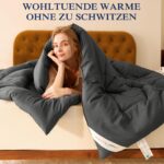 WAVVE Winterdecke 200x200 cm – Wärmende Steppdecke mit Mikrofaser-Füllung für erholsamen Schlaf – Bild 7