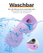 Telepepe beheizte Augenmaske mit Akku – Wärmebrille 3 Stufen, waschbar (Lila) – Bild 4