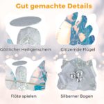 COSTWAY Weihnachtsengel 158cm beleuchtet – 250 LED-Lichter für Innen & Außen – Bild 4