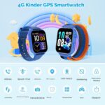 Berilona 4G Kinder-Smartwatch mit Videoanruf & GPS – Telefonuhr für Jungen & Mädchen (4–12 Jahre) – Bild 2