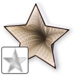 hellum LED Infinity Stern warmweiss Ø29,5cm – 3D Effekt Weihnachtsdeko mit Timer & Batterie – Bild 6