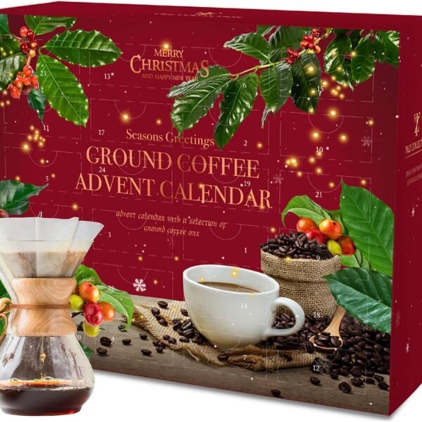 Tilz Kaffee-Adventskalender 24 Tage – Premium Gourmet mit 24 Geschmacksvariationen