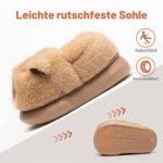 DRECAGE Kinder Hausschuhe mit Plüsch-Futter – Warme Winter Pantoffeln für Mädchen & Jungen – Bild 5