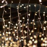SALCAR LED Eisregen Lichtervorhang 3m x 1m, 150 LEDs Warmweiß – Außenbeleuchtung mit 8 Modi & Timer – Bild 6