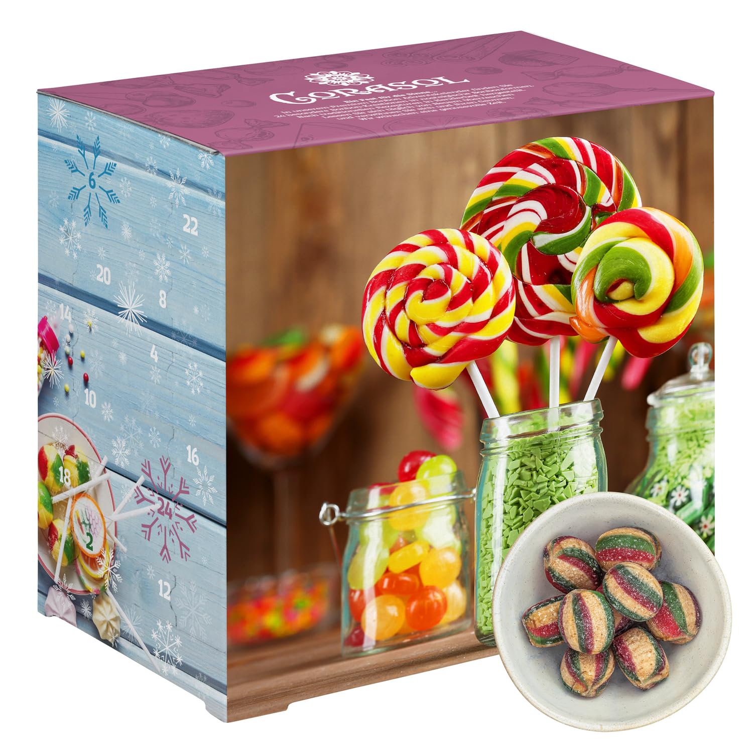 Corasol Premium Bonbons Adventskalender 2026 – Nostalgische Süssigkeiten für die ganze Familie