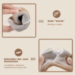 IceUnicorn Krabbelschuhe Baby Winter – Wärmende Lauflernschuhe aus Veloursleder – Bild 5