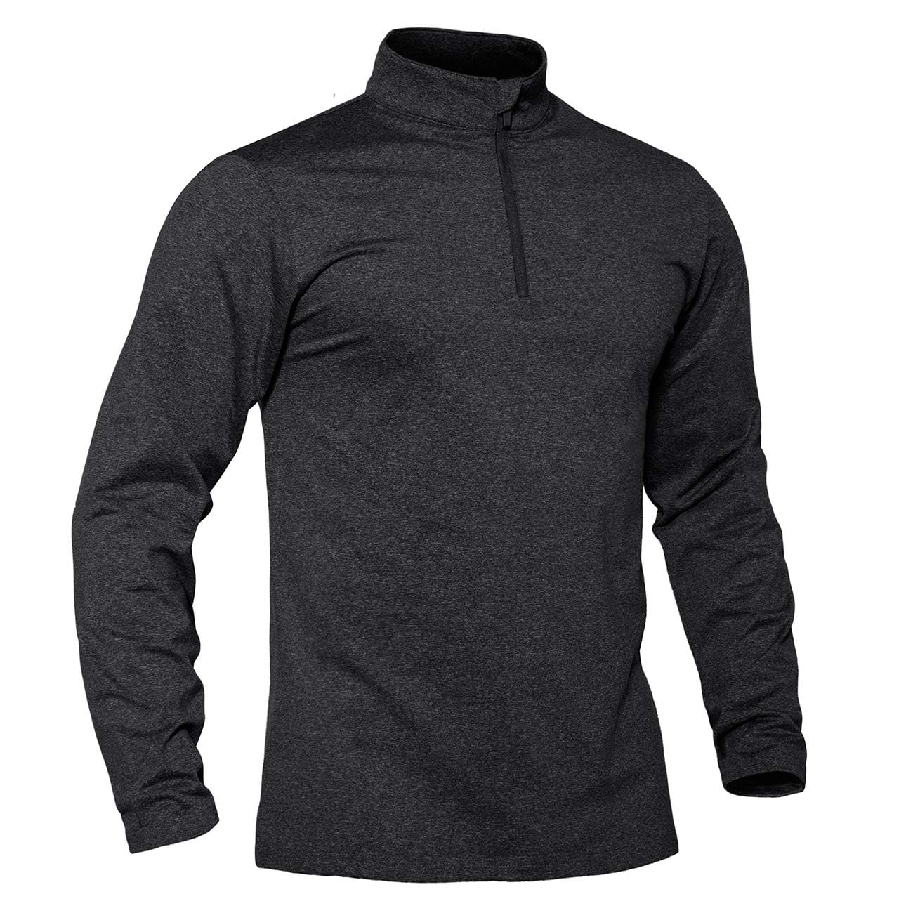 TACVASEN Herren Fleece Pullover mit 1/4-Reissverschluss – Atmungsaktiv & Warm für Sport