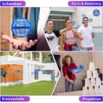 ASORT Hover Fliegender Ball Blau – Intelligente Mini-Drohne mit Bumerang-Effekt für Kinder – Bild 2