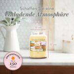 Yankee Candle Vanilla Cupcake Duftkerze gross – 150 Stunden Brenndauer für Zuhause – Bild 2