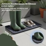 GARDENIX 3er Set Schuhabtropfschale 71,5 x 34,5 cm – Schutzmatte für nasse Schuhe – Bild 3