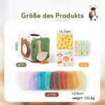 Holz Sensorik Tücher-Box Montessori – Motorikspielzeug für Babys 6–12 Monate – Bild 6