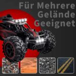 Carox 1:18 Ferngesteuertes RC Auto – 25 km/h Monstertruck mit LED für Kinder ab 6 Jahren – Bild 5