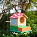 LotFancy Vogelhaus Bausatz mit 2 Häusern – DIY Holz Bastelset für Kinder ab 5 Jahren – Bild 3
