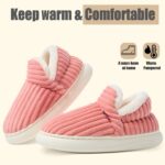 Misolin Hausschuhe Damen & Herren mit Memory Foam – Warme Pantoffeln für Winter – Bild 5